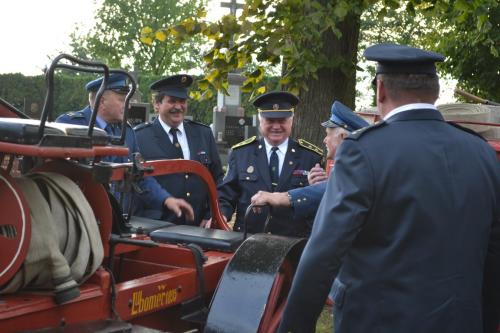 Žehnání nového hasičského vozidla JSDH Luboměř